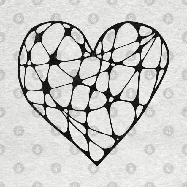 Spiderweb heart by Smoky Lemon